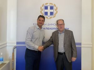 Συνάντηση εργασίας του περιφερειάρχη Πελοποννήσου Π. Νίκα με τον δήμαρχο Μεσσήνης