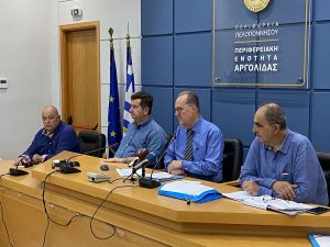 Ξεκινά η διαδικασία δημοπράτησης του έργου στα Δερβενάκια δήλωσε ο περιφερειάρχης Πελοποννήσου Π. Νίκας σήμερα στο Ναύπλιο