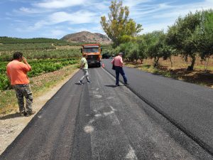 Σε εξέλιξη έργα ασφαλτόστρωσης στην Π.Ε. Λακωνίας, αυτοψίες από τον αντιπεριφερειάρχη
