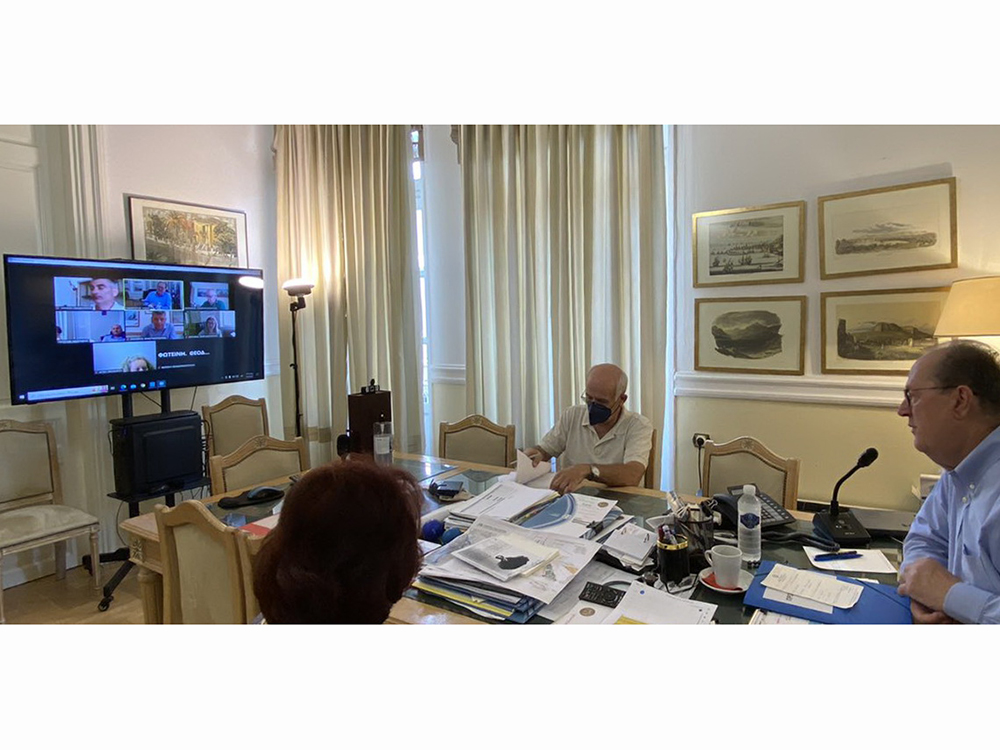 Σύσκεψη υπό τον περιφερειάρχη Πελοποννήσου Π. Νίκα για θέματα του πρωτογενή τομέα