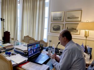 Παρέμβαση του περιφερειάρχη Π. Νίκα σε ψηφιακή συνάντηση για τουριστικό “άνοιγμα” της Περιφέρειας Πελοποννήσου  στην Κύπρο