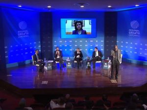 Ο περιφερειάρχης Πελοποννήσου Π. Νίκας στο περιφερειακό συνέδριο “10ο Regional Growth Conference”, στην Πάτρα