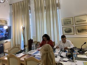 Η επαναλειτουργία του σιδηροδρόμου θέμα στην τηλεσύσκεψη του περιφερειάρχη Πελοποννήσου Π. Νίκα με τον πρόεδρο του ΟΣΕ Σπ. Πατέρα