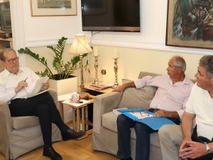 Τον περιφερειάρχη Πελοποννήσου Π. Νίκα συνάντησαν εκπρόσωποι του Α.Ο Σπερχογείας