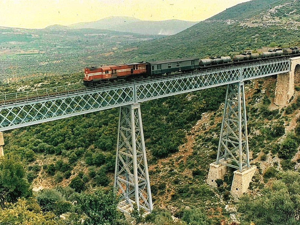 sidirodrom Παρθένιον όρος γέφυρα βυτιοφόρο επιστροφή Φρ. ΈλιοτA