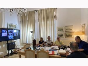 Συνεργασία του περιφερειάρχη Πελοποννήσου Π. Νίκα με χωρικούς αντιπεριφερειάρχες και διευθυντές Τεχνικών Εργων των Π.Ε.