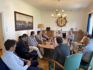 Σύσκεψη για τις παρεμβάσεις εκατέρωθεν της διώρυγας στον Ισθμό της Κορίνθου