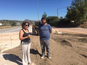 Αυτοψίες στο έργο στον κόμβο Γκα και στη συντήρηση μνημείων στη Σχολή Μηχανικού Λουτρακίου