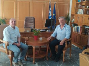 Συνάντηση του αντιπεριφερειάρχη Μεσσηνίας με τον νέο λιμενάρχη Πύλου