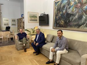 Συνάντηση του περιφερειάρχη Πελοποννήσου Π. Νίκα με στελέχη της ΠΑΕ Καλαμάτα