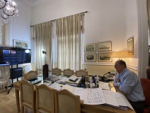 Ο περιφερειάρχης Πελοποννήσου Π. Νίκας στην συνεδρίαση της Ειδικής Μόνιμης Επιτροπής Περιφερειών της Βουλής των Ελλήνων