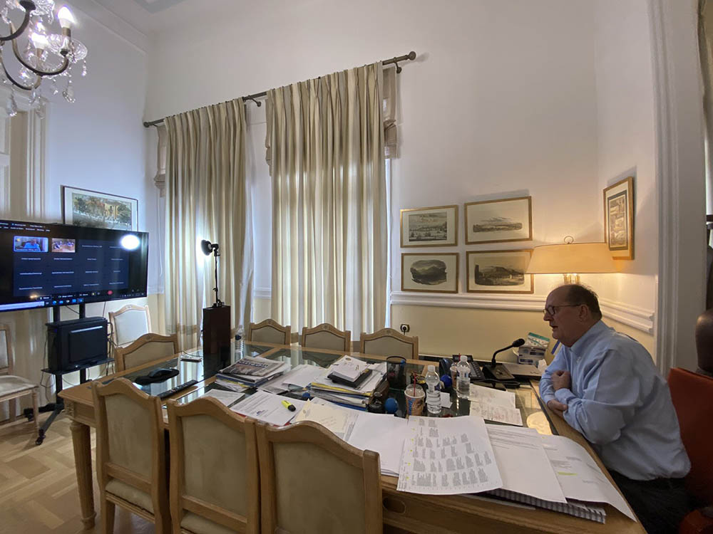 Ο περιφερειάρχης Πελοποννήσου Π. Νίκας στην συνεδρίαση της Ειδικής Μόνιμης Επιτροπής Περιφερειών της Βουλής των Ελλήνων