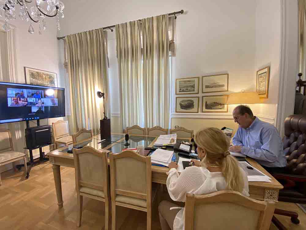 Σύσκεψη υπό τον περιφερειάρχη Πελοποννήσου Π. Νίκα για την αντιπυρική ετοιμότητα