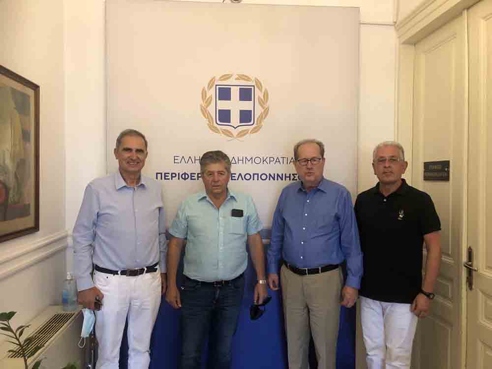Το γήπεδο του Αστέρα Τρίπολης στη συνάντηση του περιφερειάρχη Πελοποννήσου Π. Νίκα με στελέχη της ομάδας