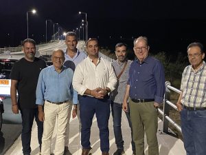 Ηλεκτροφωτίστηκε η νέα είσοδος της Σπάρτης