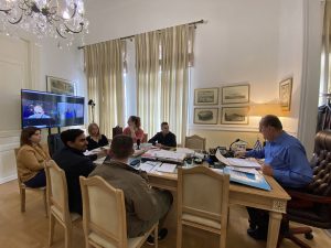 Σύσκεψη υπό τον περιφερειάρχη Πελοποννήσου Π. Νίκα για τις μελέτες που εκπονούνται από την Περιφέρεια
