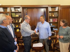 Συμβάσεις έργων 2,2 εκ ευρώ στην Κορινθία υπέγραψε ο περιφερειάρχης Πελοποννήσου Π. Νίκας, στην Κόρινθο
