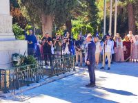 Στις εκδηλώσεις για την κατάληψη της Τρίπολης από τους επαναστατημένους Ελληνες παρέστη χθες Κυριακή ο περιφερειάρχης Πελοποννήσου Π. Νίκας