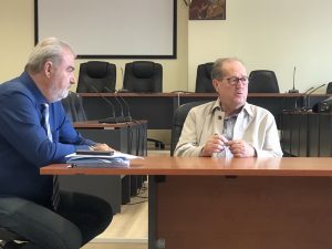 Υπηρεσιακά στελέχη της Περιφέρειας Πελοποννήσου στην περιοχή των Γαργαλιάνων μεθαύριο Πέμπτη 6 Οκτωβρίου για τον δρόμο Φιλιατρά – Γαργαλιάνοι