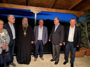 Ο περιφερειάρχης Πελοποννήσου Π. Νίκας στη μονή Γοργοεπηκόου στη Νεστάνη