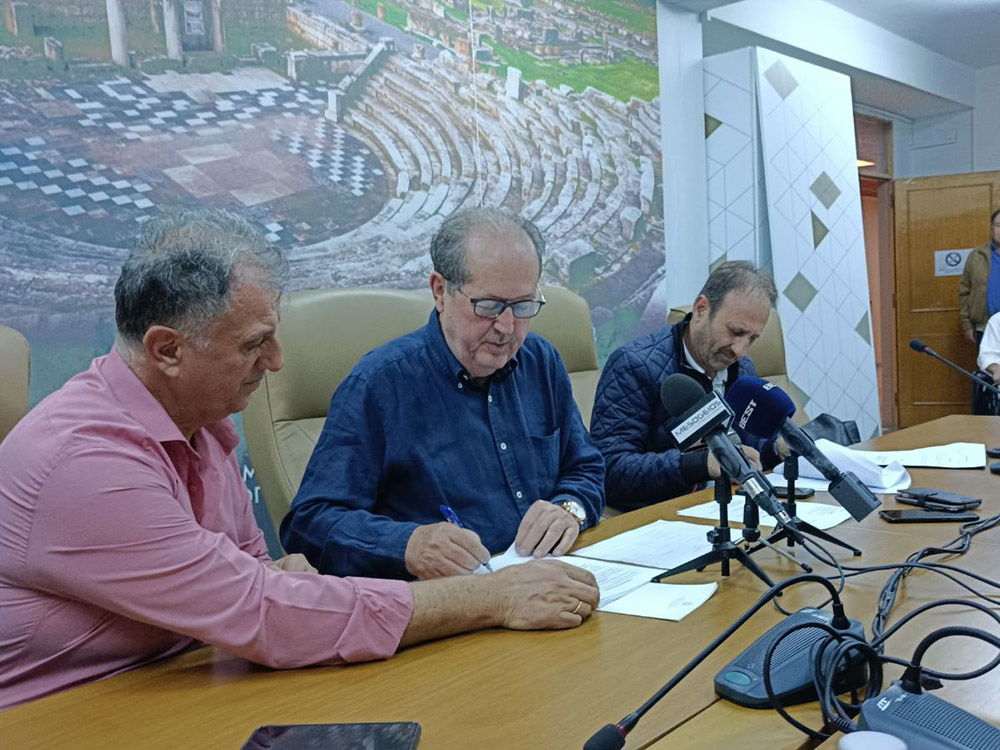 Υπογραφή συμβάσεων έργων 1,5 εκ ευρώ στη Μεσσηνία από τον περιφερειάρχη Πελοποννήσου Π. Νίκα