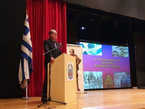 Ο περιφερειάρχης Πελοποννήσου Π. Νίκας στην εκδήλωση μνήμης προς τον στρατηγό Κωνσταντίνο Κόρκα, στην Κόρινθο