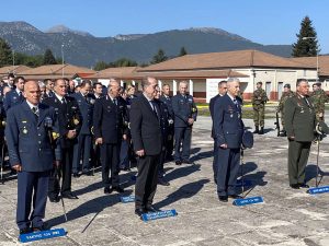 Στην 124 ΠΒΕ στην Τρίπολη για την γιορτή της Πολεμικής Αεροπορίας παρέστη ο περιφερειάρχης Πελοποννήσου Π. Νίκας