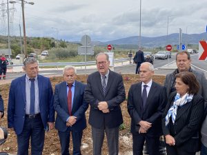 Εγκαινιάστηκε από τον περιφερειάρχη Πελοποννήσου Π. Νίκα ο ισόπεδος κόμβος στην γέφυρα του Γκα, στην Κορινθία