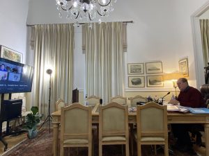 Τηλεδιάσκεψη του περιφερειάρχη Πελοποννήσου Π. Νίκα με 4 υπουργούς εν όψει της επίσκεψης του πρωθυπουργού Κ. Μητσοτάκη στην Τρίπολη