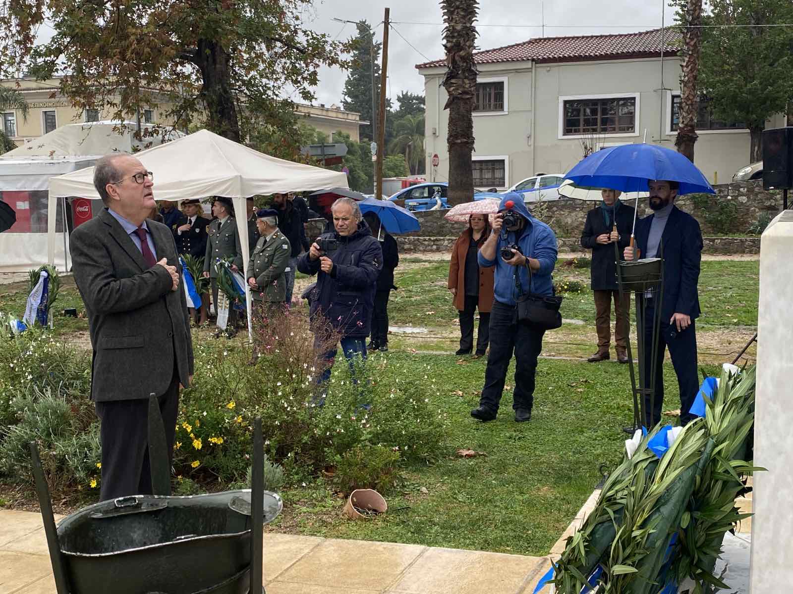 Ο περιφερειάρχης Πελοποννήσου Π. Νίκας στις εκδηλώσεις για την επέτειο απελευθέρωσης του Ναυπλίου