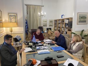 Συσκέψεις υπό τον περιφερειάρχη Πελοποννήσου Π. Νίκα για αθλητικά, κοινωνικά και πολιτιστικά ζητήματα