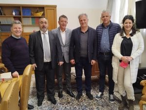 Επίσκεψη στην Π.Ε. Μεσσηνίας και ευχές από τον Εμπορικό Σύλλογο Καλαμάτας