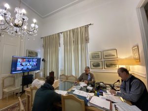 Σύσκεψη του περιφερειάρχη Πελοποννήσου Π. Νίκα για τη σύντομη δημοπράτηση των συνολικού προϋπολογισμού 20 εκ ευρώ έργων οδικής ασφάλειας
