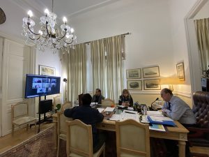 Ζητήματα του πρωτογενή τομέα σε σύσκεψη του περιφερειάρχη Πελοποννήσου Π. Νίκα με τους διευθυντές των ΔΑΟΚ