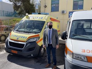 Τηλεδιάσκεψη του αντιπεριφερειάρχη Υγείας με τον αντιπρόεδρο του ΕΚΑΒ