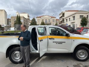 Παραδόθηκε από τον περιφερειάρχη Πελοποννήσου Π. Νίκα στην Π.Ε. Λακωνίας ένα καινούργιο όχημα 4x4