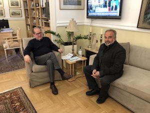 Ο περιφερειάρχης Πελοποννήσου Π. Νίκας συναντήθηκε με τον πρόεδρο του Βουνού Τεγέας