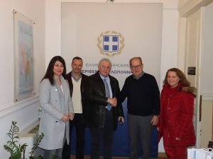 Συνάντηση του περιφερειάρχη Πελοποννήσου Π. Νίκα με τον διευθυντή του Κ.Υ. Τρίπολης