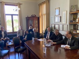 Σε σύσκεψη στο Ξυλόκαστρο ο περιφερειάρχης Πελοποννήσου Π. Νίκας