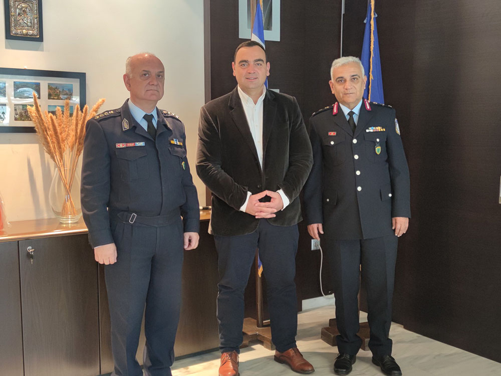 Συνάντηση στην Π.Ε. Λακωνίας με τον νέο γενικό περιφερειακό Αστυνομικό Διευθυντή Πελοποννήσου