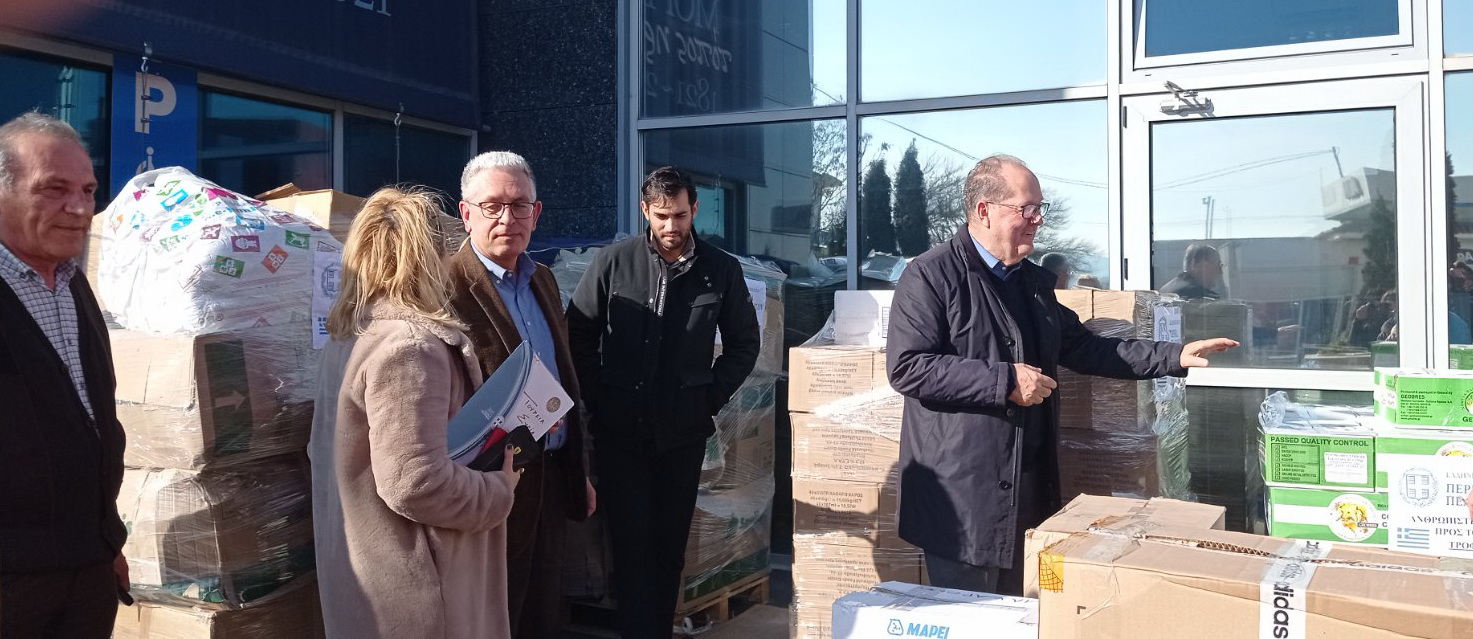 Σημαντική ανταπόκριση του λαού της Περιφέρειας Πελοποννήσου στο κάλεσμα για συγκέντρωση ειδών αρωγής προς Τουρκία και Συρία