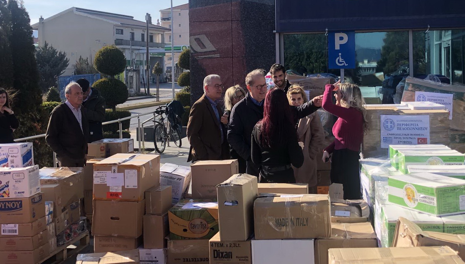 Σημαντική ανταπόκριση του λαού της Περιφέρειας Πελοποννήσου στο κάλεσμα για συγκέντρωση ειδών αρωγής προς Τουρκία και Συρία