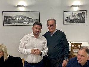 Συνάντηση του περιφερειάρχη Πελοποννήσου Π. Νίκα με τον υφΕΘΑ Ν. Χαρδαλιά στην διακλαδική άσκηση “Πύρανθος – Βαθύ 2023” στη Λακωνία