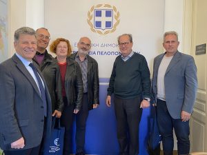 Συνάντηση του περιφερειάρχη Πελοποννήσου Π. Νίκα με τη νέα Δ.Ε. του παραρτήματος Πελοποννήσου και Δυτικής Στερεάς Ελλάδας του ΓΕΩΤΕΕ