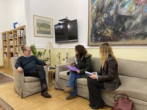 Συνάντηση του περιφερειάρχη Πελοποννήσου Π. Νίκα με εκπροσώπους του συλλόγου γονέων και κηδεμόνων του 2ου Δημοτικού Σχολείου Τρίπολης