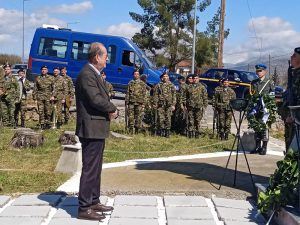 Εκδήλωση στο μνημείο της Γράνας, ολοκληρώθηκε η παρέμβαση της Περιφέρειας Πελοποννήσου σε μνημεία, ηρώα και προτομές στις 5 Π.Ε.