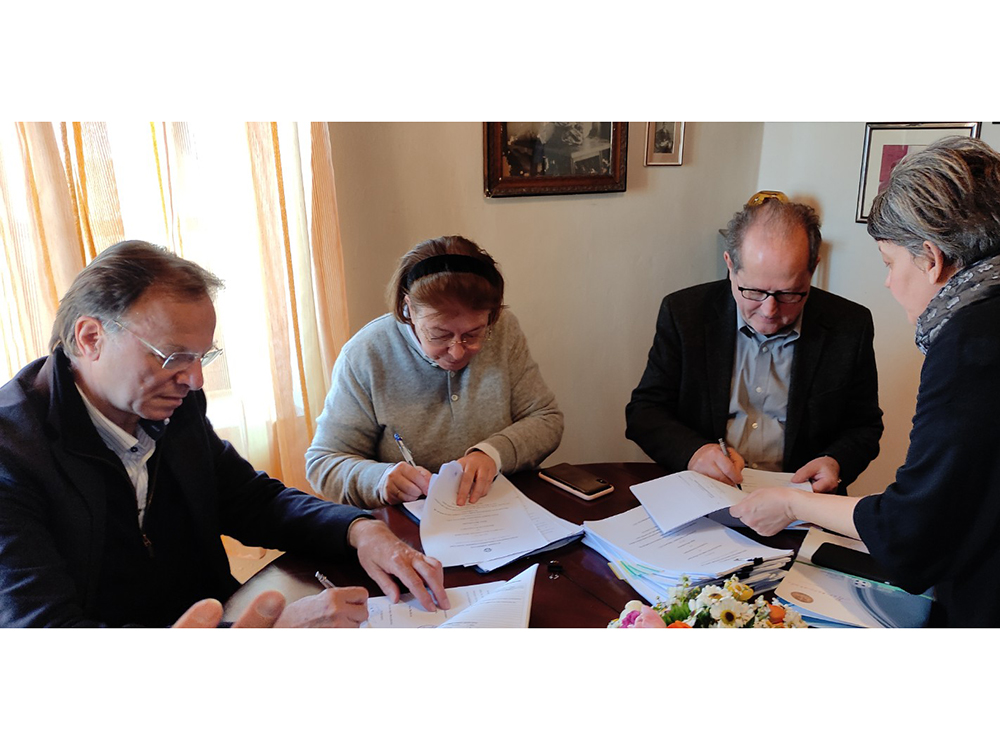 Εργα 8 εκ ευρώ στη Μονεμβασιά, υπογραφή σύμβασης στη συνάντηση της υπουργού Πολιτισμού Λ. Μενδώνη, του περιφερειάρχη Πελοποννήσου Π. Νίκα και του δημάρχου Ηρ. Τριχείλη
