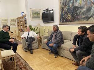 Ο περιφερειάρχης Πελοποννήσου Π. Νίκας συναντήθηκε με πατατοπαραγωγούς στην Τρίπολη, ακολουθεί συνάντησή τους με τον υπουργό ΑΑ και Τ στις 23 Μαρτίου