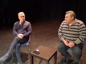 Συνέντευξη στους μαθητές του Τμήματος Δημοσιογραφίας του 2ου Πρότυπου Γυμνασίου Τρίπολης