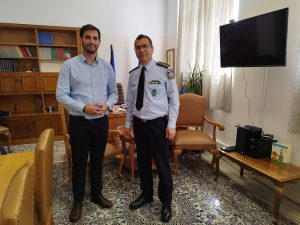 Συνάντηση στην Π.Ε. Μεσσηνίας με τον νέο αστυνομικό διευθυντή της Διεύθυνσης Αστυνομίας Μεσσηνίας
